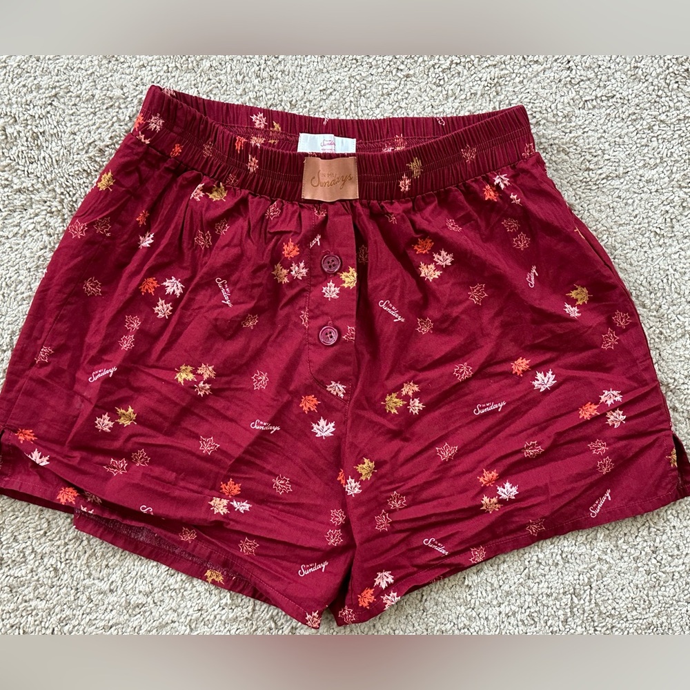 In My Sundays Fall Leaf Boxers